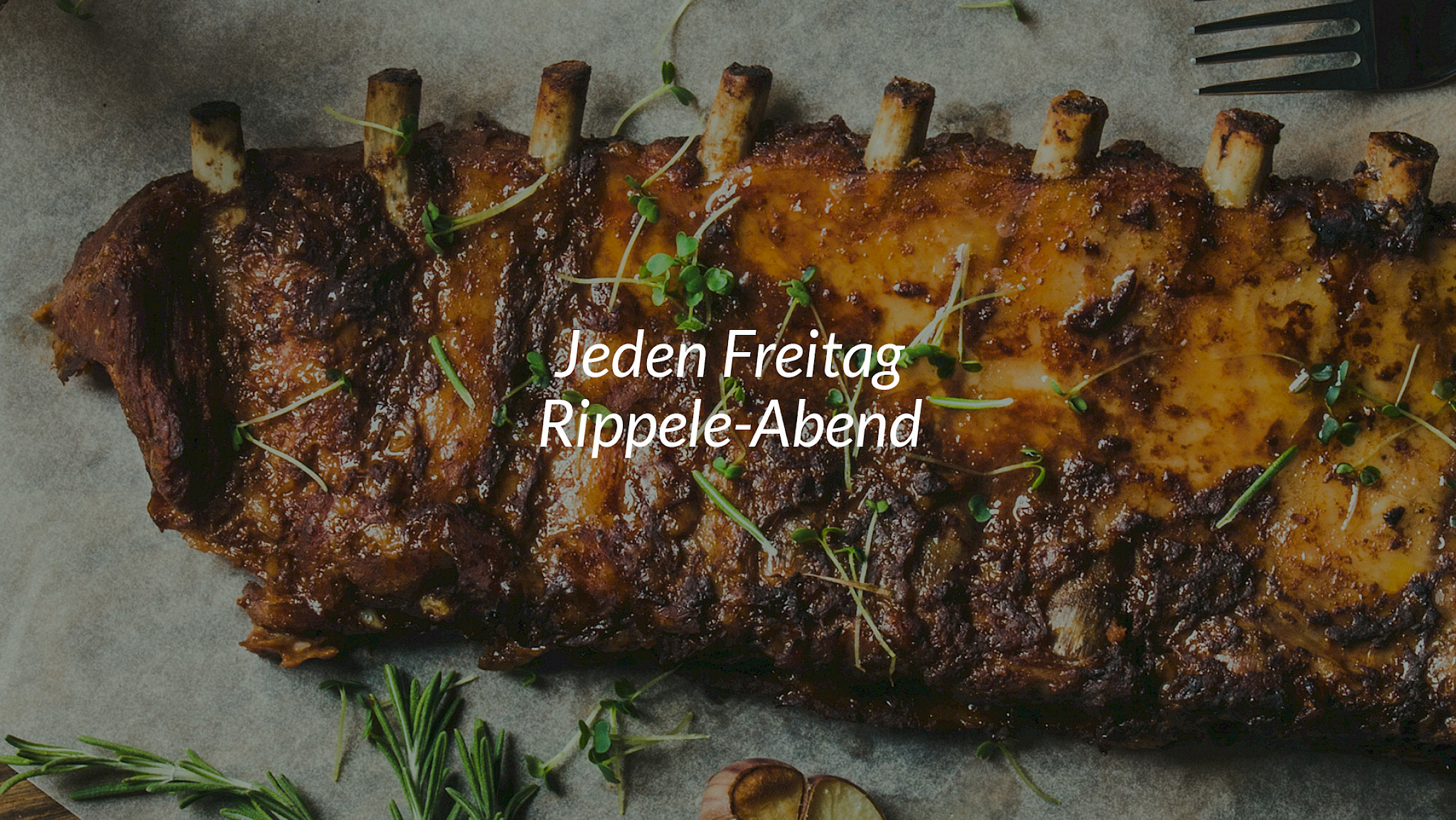 Rippeleabend jeden Freitag im Gasthaus Gerhardhof